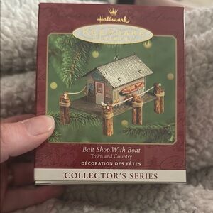 Hallmark Keepsake Ornament - Bait Shop with Boat